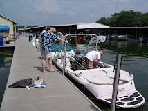 Getting busy to get water born in Dave's 2nd boat