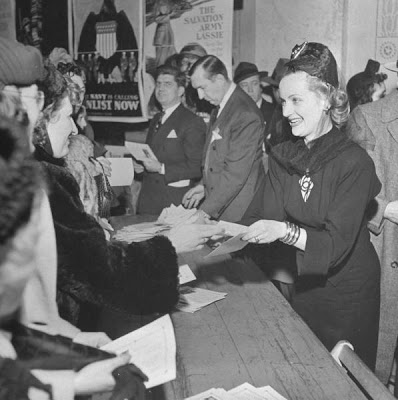 Here, Carole is doing War Work,...