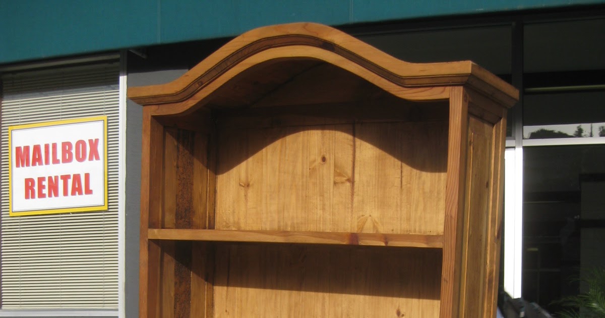 UHURU FURNITURE & COLLECTIBLES SOLD Rustic Mexican Pine Shelf