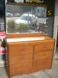 Uhuru Furniture Collectibles Sold Deco Dresser And Mirror 125