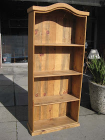 Uhuru Furniture Collectibles Sold Bookshelf Of Mexican Pine