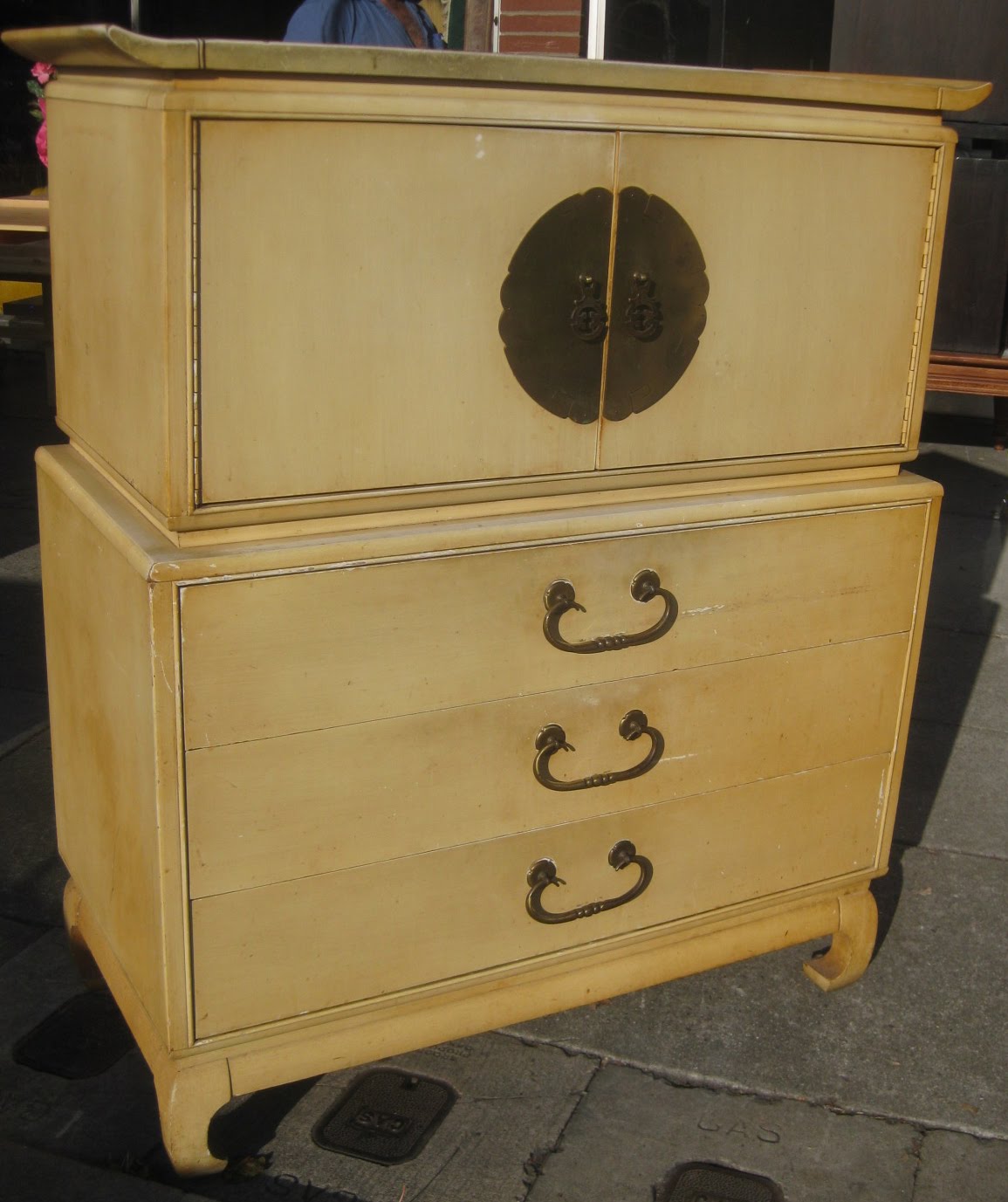 UHURU FURNITURE & COLLECTIBLES SOLD Asian Chest of Drawers + Night