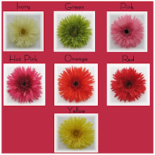 Spiked Daisy color options