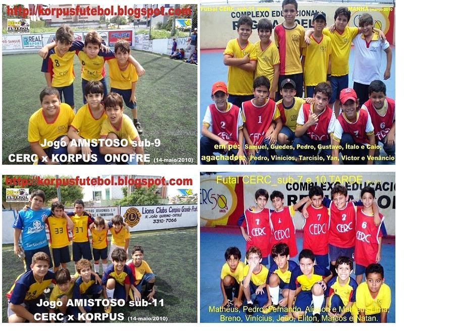 SEJAM BEM VINDOS ALUNOS-ATLETAS DO FUTSAL CERC