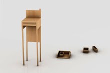 2 pièces de la designer X JIANG dans l'expo Archipélique2 aux galeries Mongrand & des Bains douches