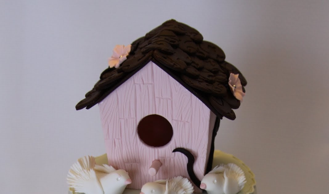 . Birdhouse Housewarming Cake