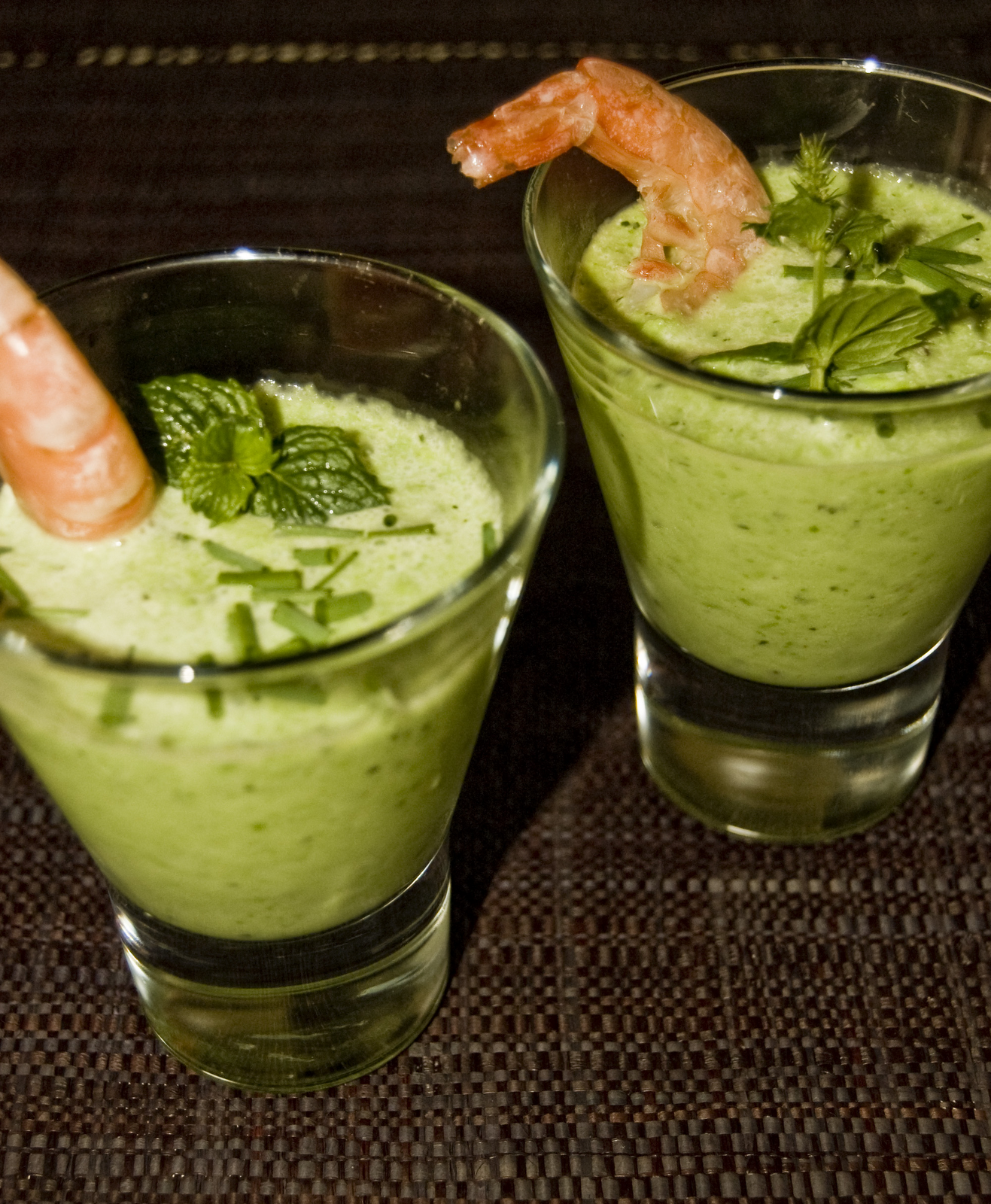 Creme de petit pois a la menthe Tonya Alexander