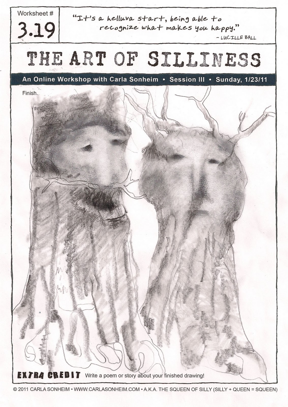 The Summers on 49th street The Art of Silliness, Worksheet 3.19