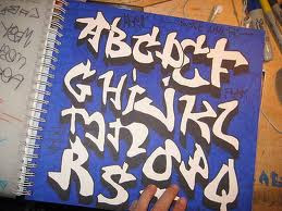 Graffiti Alphabet Letter A-Z