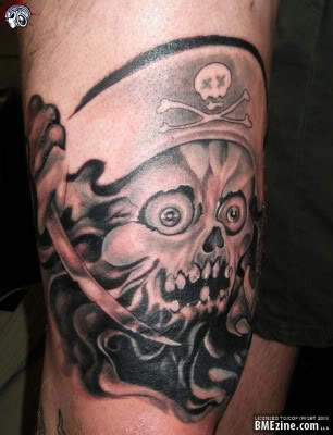 skull sleeve tattoos. skull tattoo sleeves.