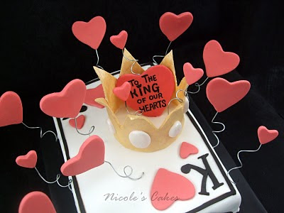 King Hearts on Confections  Cakes   Creations    King Of Hearts  Cake