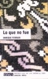 LO QUE NO FUE (novela)
