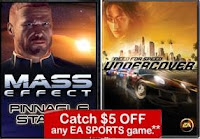 Free Mass Effect or Need for Speed Game
