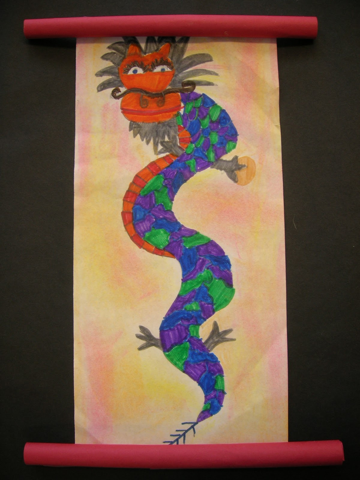 The Elementary Art Room! Chinese Dragons