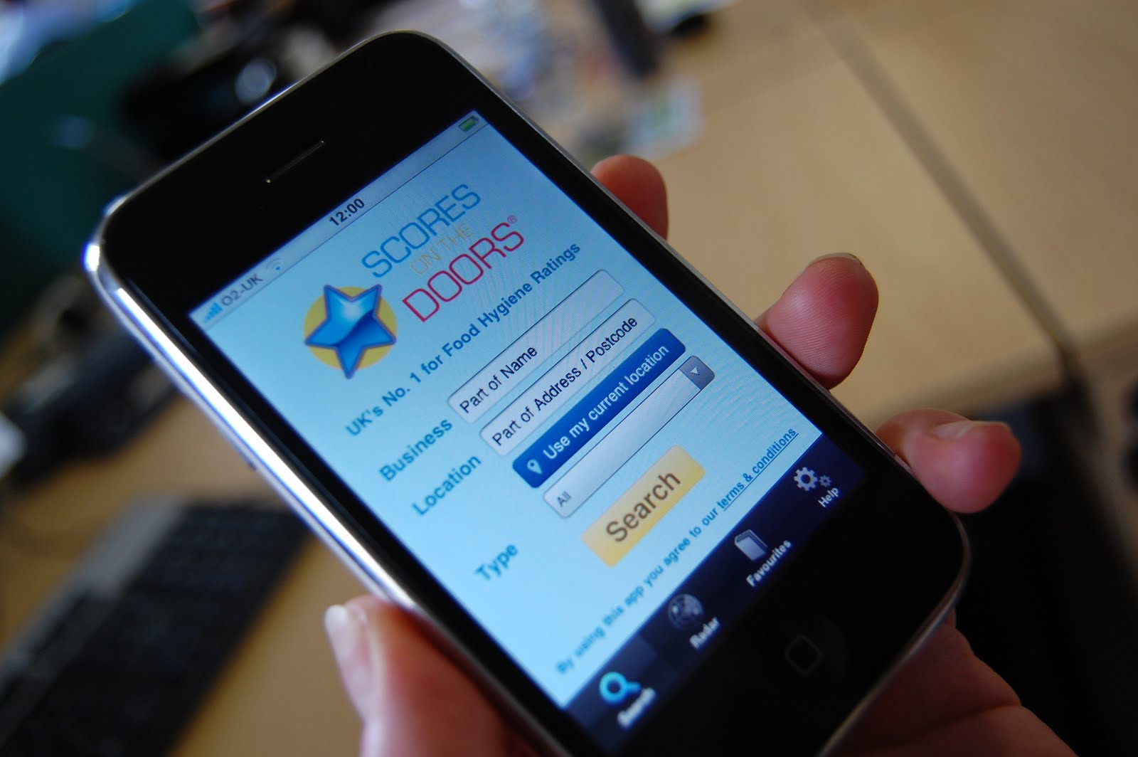 Iphone App Lets You See Stars When Looking For Somewhere To Eat