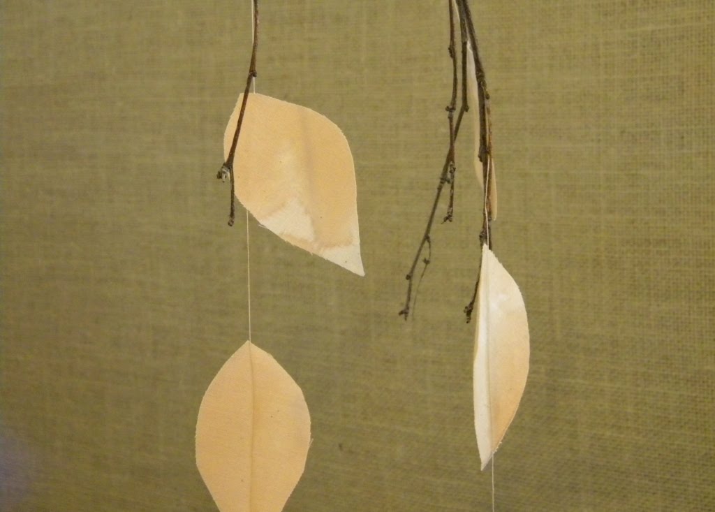 homework a creative blog Sew and Tell fall leaf mobile