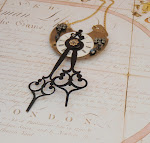 A Clock Hands Steampunk Pendant