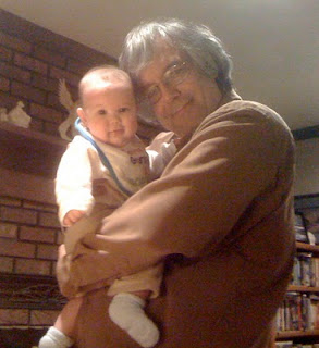 Keeping me sane since September (photo courtesy Mrs. Fetched) Mason and me