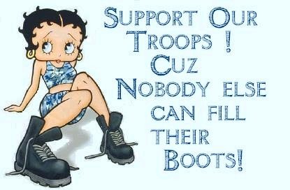 BETTY BOOP SAYS WITH ALL HER HEART.....