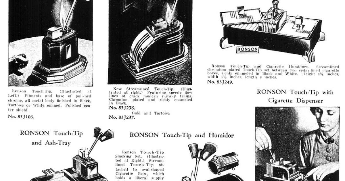 Table lighters collectors' guide Cigarette Lighters Brochures and