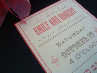 Shabby Chic wedding invite This invite was designed to be casual and fun
