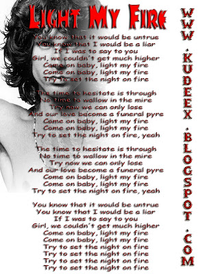 K U D E E X The Doors Light My Fire Lyrics
