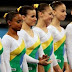 Ginastas brasileiras passam por estágio de treinamento
