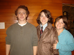 Scott,  Ben, and Rebecca at Christmas 2008