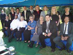Family at Beth's funeral