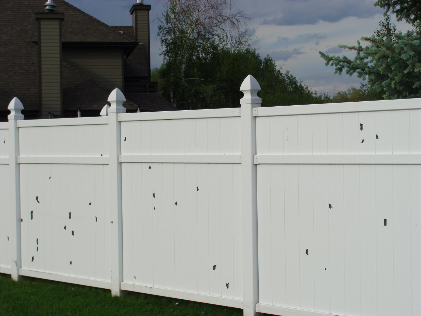 hail fence holes damage storm vinyl nicole wind nifty jason parents