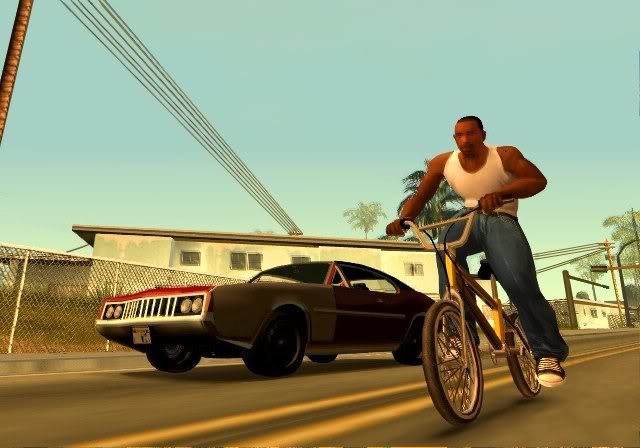 GTA San Andreas nunca cair de moto ou bike 