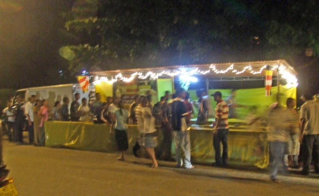 philipveerasingam Icecream 'Dansala' during Wesak, Avissawella, Sri Lanka.