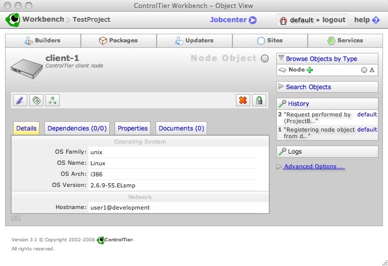 Blog.ControlTier Making a clear distinction between a node object's