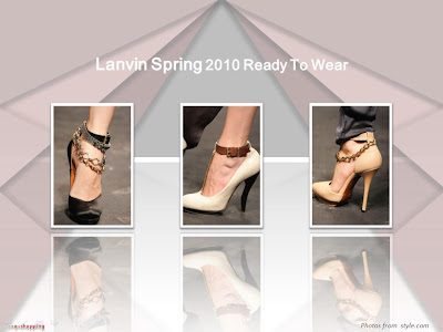 Lanvin Spring 2010 Ready To Wear shoes