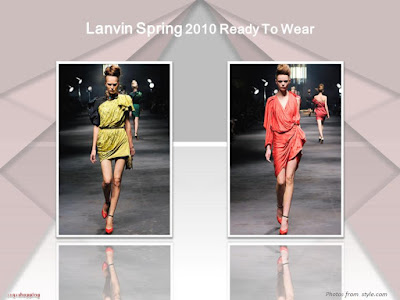 Lanvin Spring 2010 Ready To Wear sequined dress