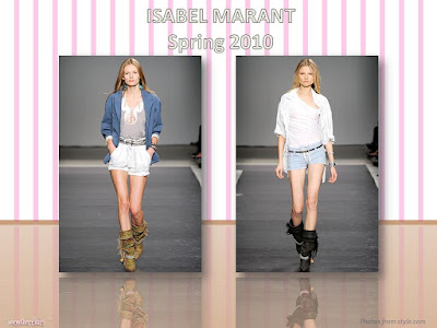 Isabel Marant Spring 2010 Ready To Wear jackets and shorts