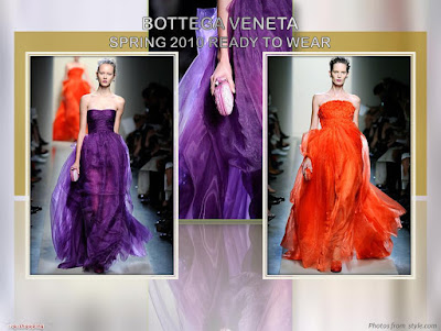 Bottega Veneta Spring 2010 Ready To Wear Orchid Galdiola Embroidered Knot Bag