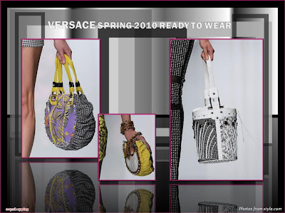 Versace Spring 2010 Ready To Wear Scream Bag, Girl Crossbody Bag and Thriller Bag