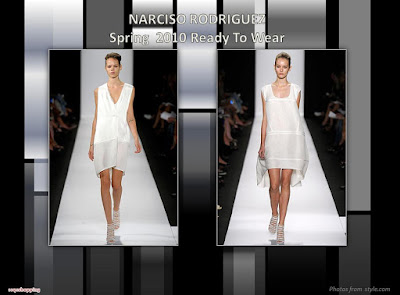 Narciso Rodriguez Spring 2010 Ready To Wear dress