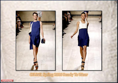 Celine Spring 2010 Ready To Wear Phoebe Philo leather dress