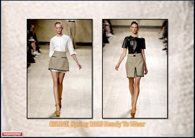 Celine Spring 2010 Ready To Wear Phoebe Philo leather dress