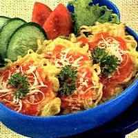 Pizza Mie Ayam - http://resep-masakan-sehat.blogspot.com/