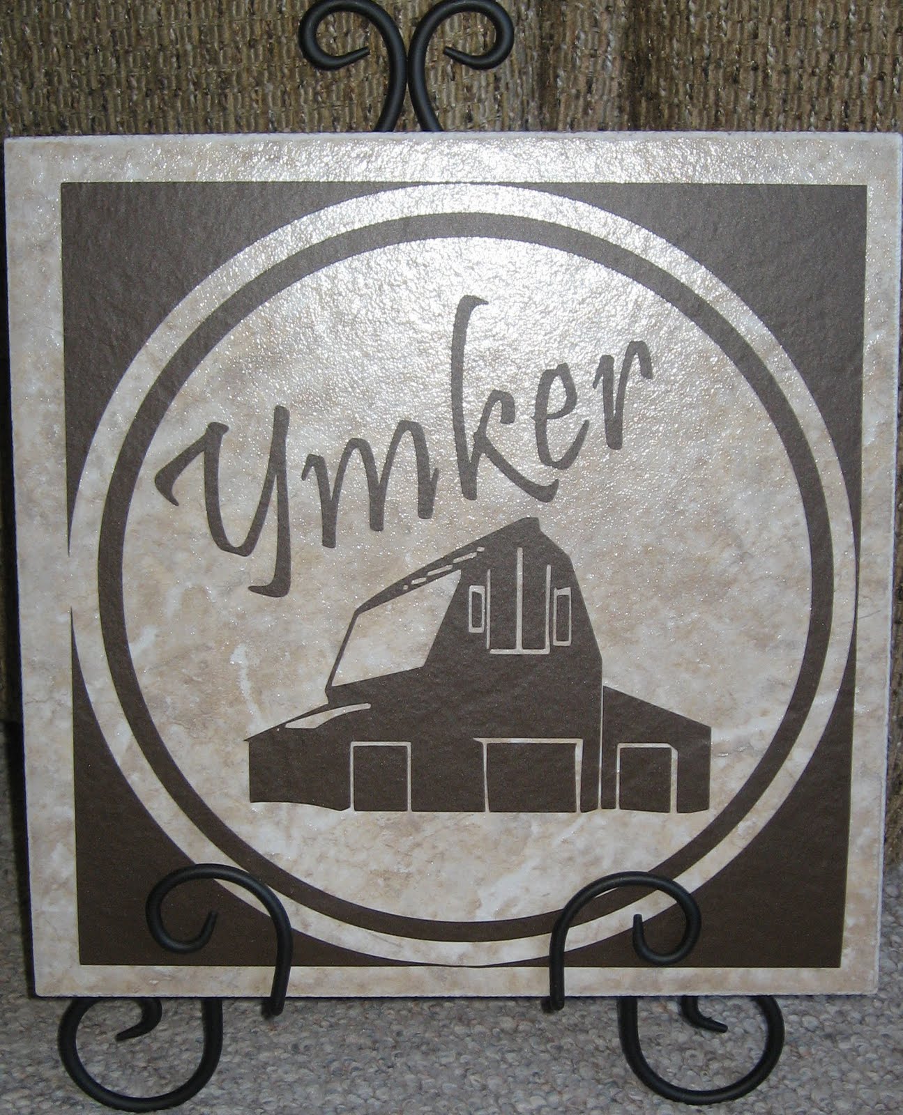 Decorating with Wall Vinyl: Gift Ideas: tiles with wording