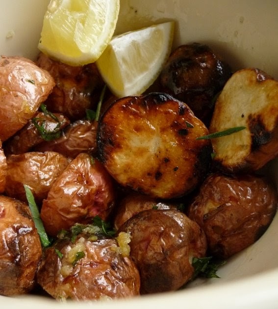 Christine's Cuisine Grilled Lemon Oregano Potatoes