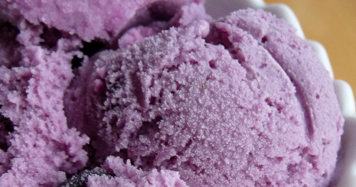 Christine's Cuisine Concord Grape Ice Cream