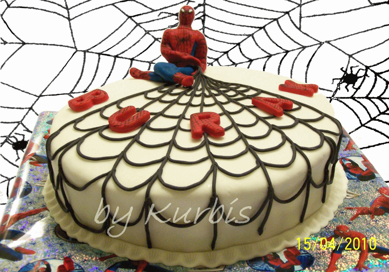 SPIDERMAN PASTASI Kurbiş Pasta ve Kurabiye Tasarım Evi Ankara Butik
