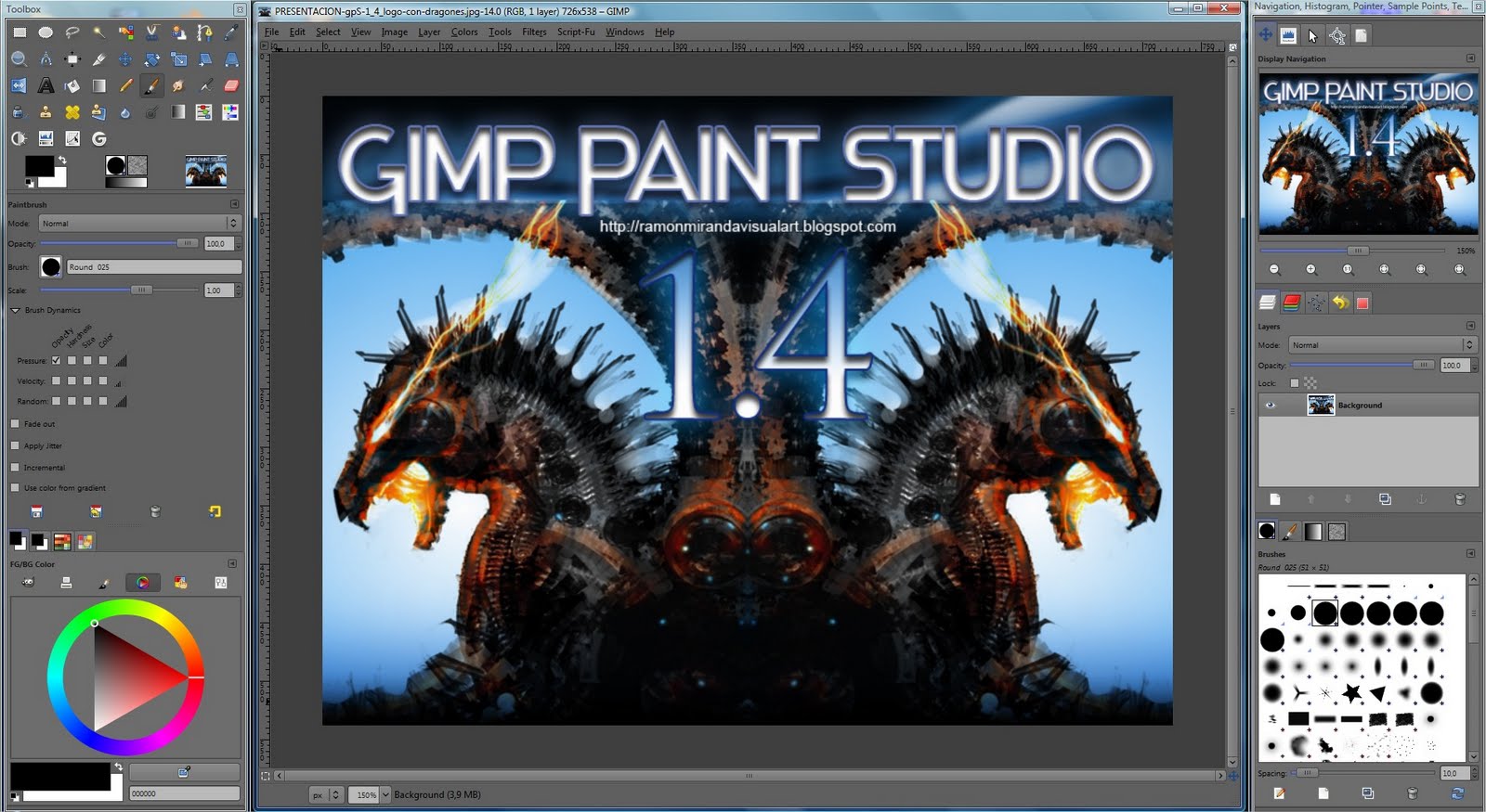 Lanzamiento de Gimp Paint Studio 1.4 Taringa!