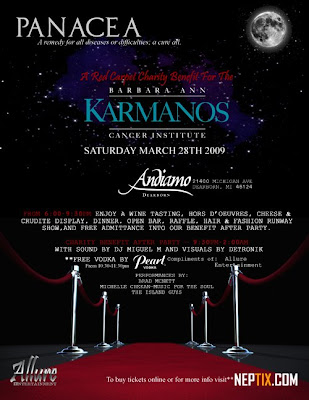This Saturday, March 28th, Andiamo of Dearborn is hosting a benefit for the Barbara Ann Karmanos
