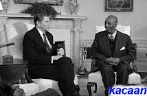 May Allah bless him and give  Somali President Mohamed Siad Barre..and The Honourable Ronald Reagan
