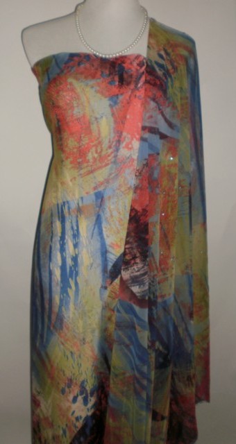 Crepe Ciffon 2m+2m (Baju Perlu Lining)‏1